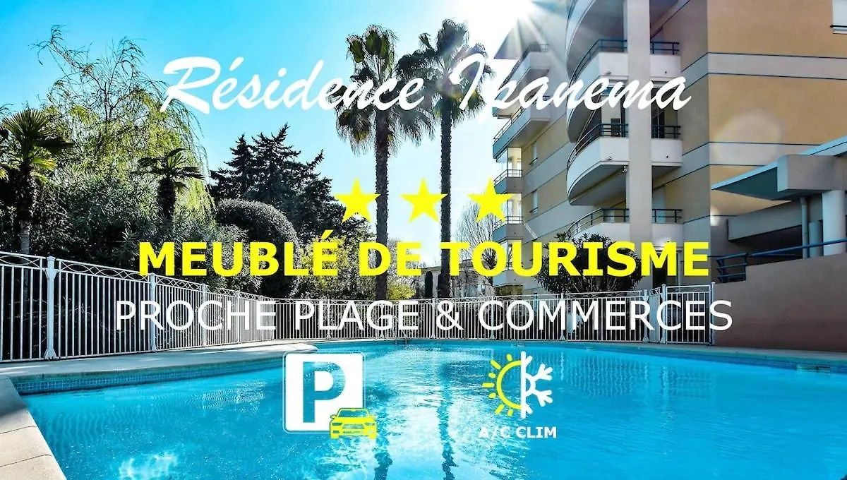 Soleil & Sable-Frejus Appt 4 Pers-Classe 3-Clim 0*,